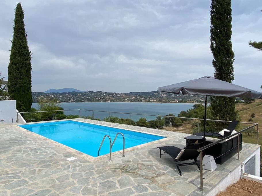Retreat Villa By The Sea With Pool In Porto Heli Zewnętrze zdjęcie